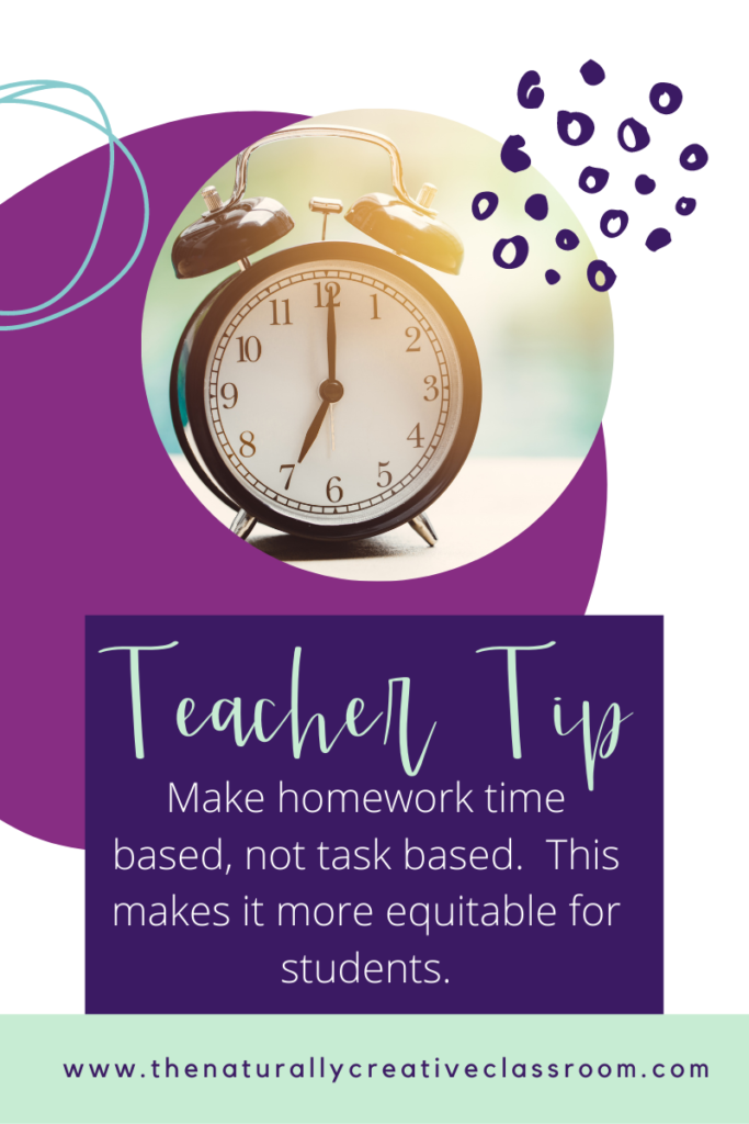 alarm clock and teacher tip